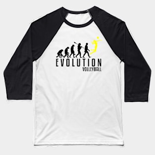 Volleyball Evolution Baseball T-Shirt